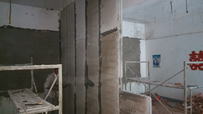 舊墻改造使用輕質(zhì)隔墻板施工_輕質(zhì)材料_輕質(zhì)墻體材料_隔音防火墻板-湖北博悅佳實(shí)業(yè)有限公司